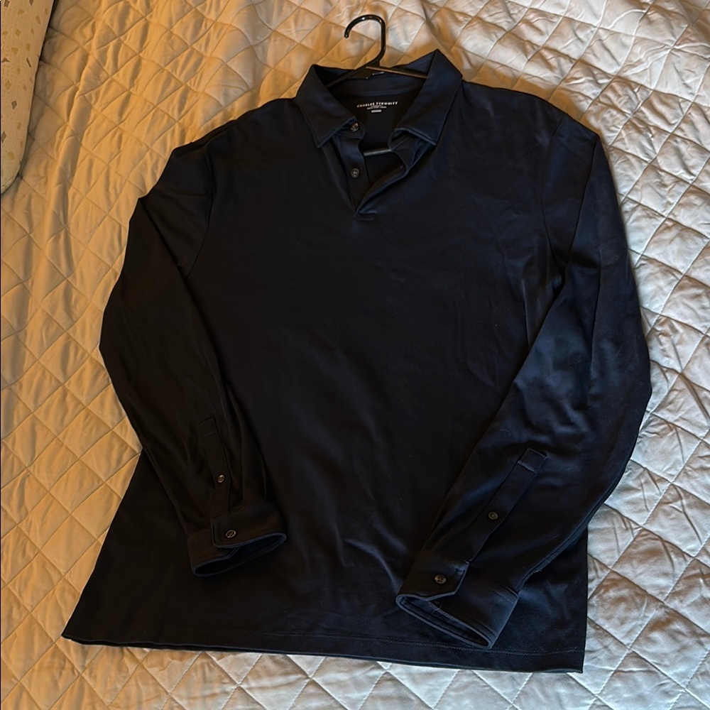 Charles Tyrwhitt Blue Casual Button Down Shirt